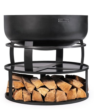 Cookking Runde Feuerschalenbasis mit Holzfach 102 cm