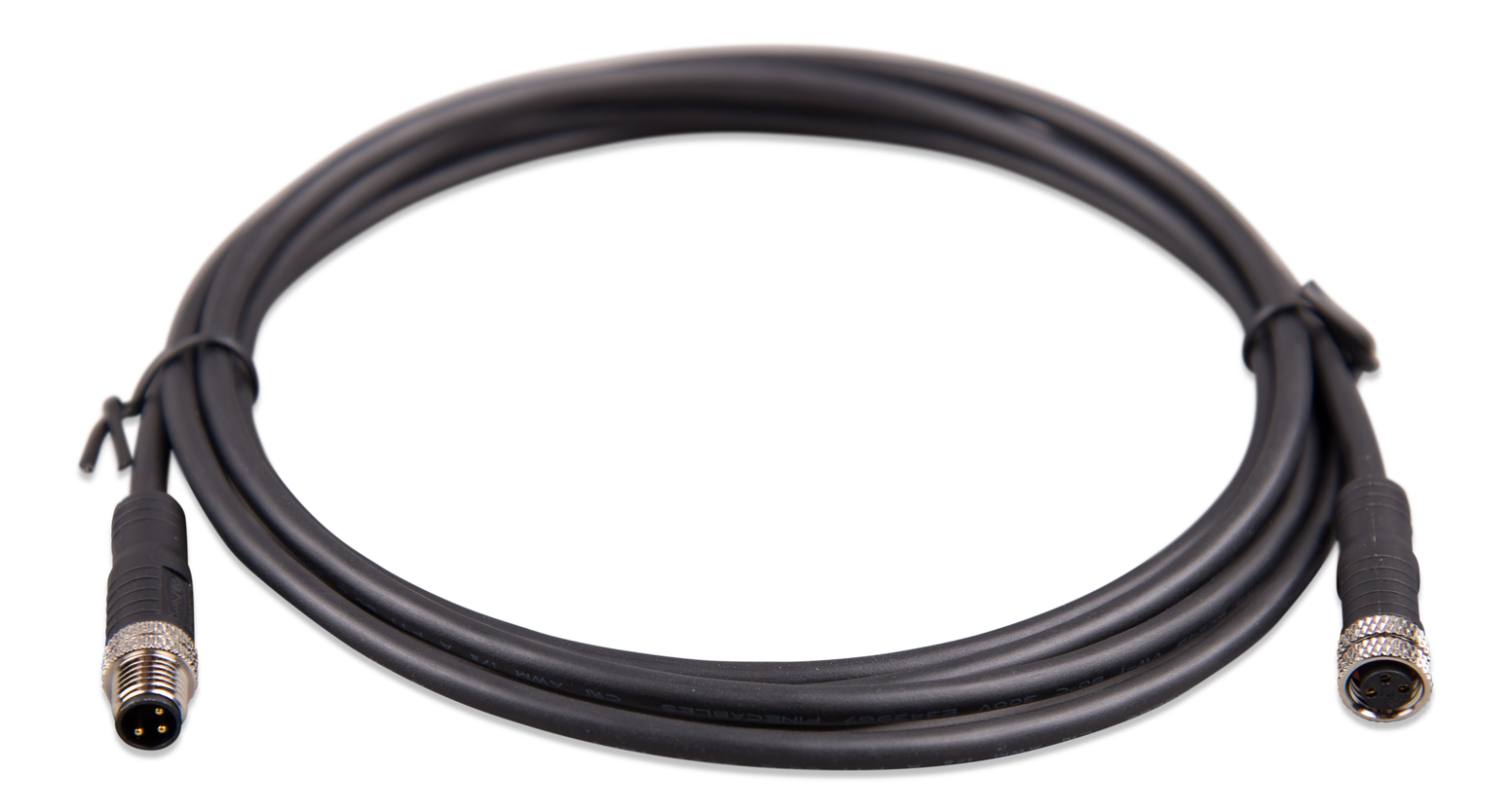 Kabel mit 3-poliges M8-Rundsteckverbinder Stecker/Buchse 5 m (bag of 2)