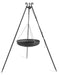 Cookking Wok am Dreibein, 180 cm Höhe, Rohstahl, 70 cm Durchmesser