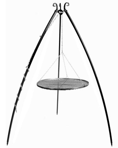 Cookking Schwenkgrill 200 cm - Grillrost aus Rohstahl 50 cm