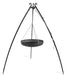 Cookking Wok am Dreibein, 200 cm Höhe, Rohstahl, 60 cm Durchmesser