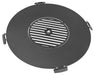 Cookking Grillplatte für Feuerschale 78 cm mit Grillrost 37 cm und 4 Griffen