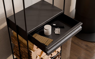 Cookking Kaminholzregal "LOFT" 120x40x25 cm