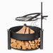 Cookking 50 cm Schaschlikring mit Griff für das Feuerstelle "BANDITO" und "MONTANA X"