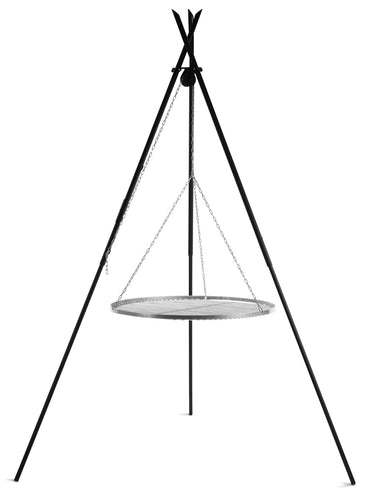 Cookking Schwenkgrill "TIPI" 210 cm - Grillrost aus Edelstahl 50 cm