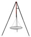 Cookking Campinggrill am Dreibein 160 cm - Rost aus rostfreiem Stahl 50 cm