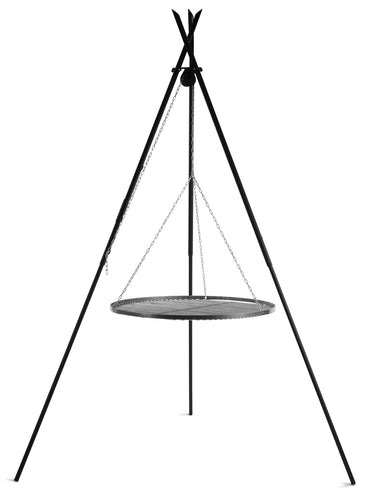 Cookking Schwenkgrill "TIPI" 210 cm - Grillrost aus Rohstahl 50 cm