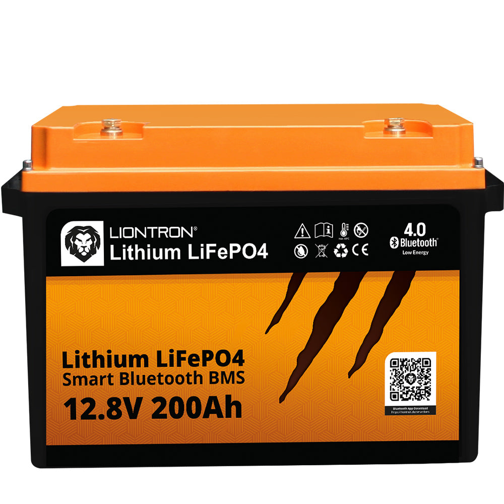 LIONTRON LiFePO4 12,8V 200Ah LXArctic Smart BMS mit Bluetooth Marine IP67