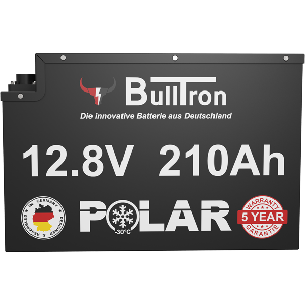 BullTron Polar 210Ah Untersitz mit 200A Dauerstrom inklusiv Smart BMS & Bluetooth App
