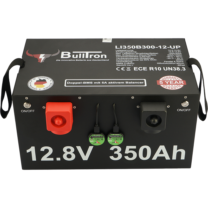 Підкапотний акумулятор BullTron Polar 540Ач з безперервним струмом 300А, включаючи Smart BMS та додаток Bluetooth