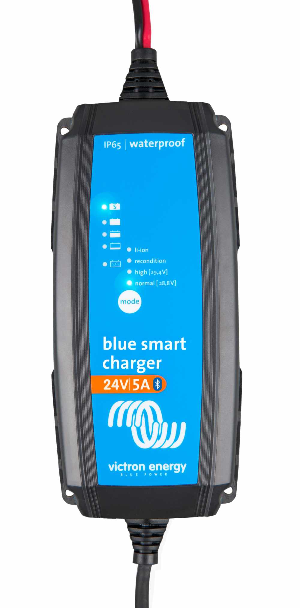 Blauwe Smart IP65 Lader 24/5 + DC-aansluiting