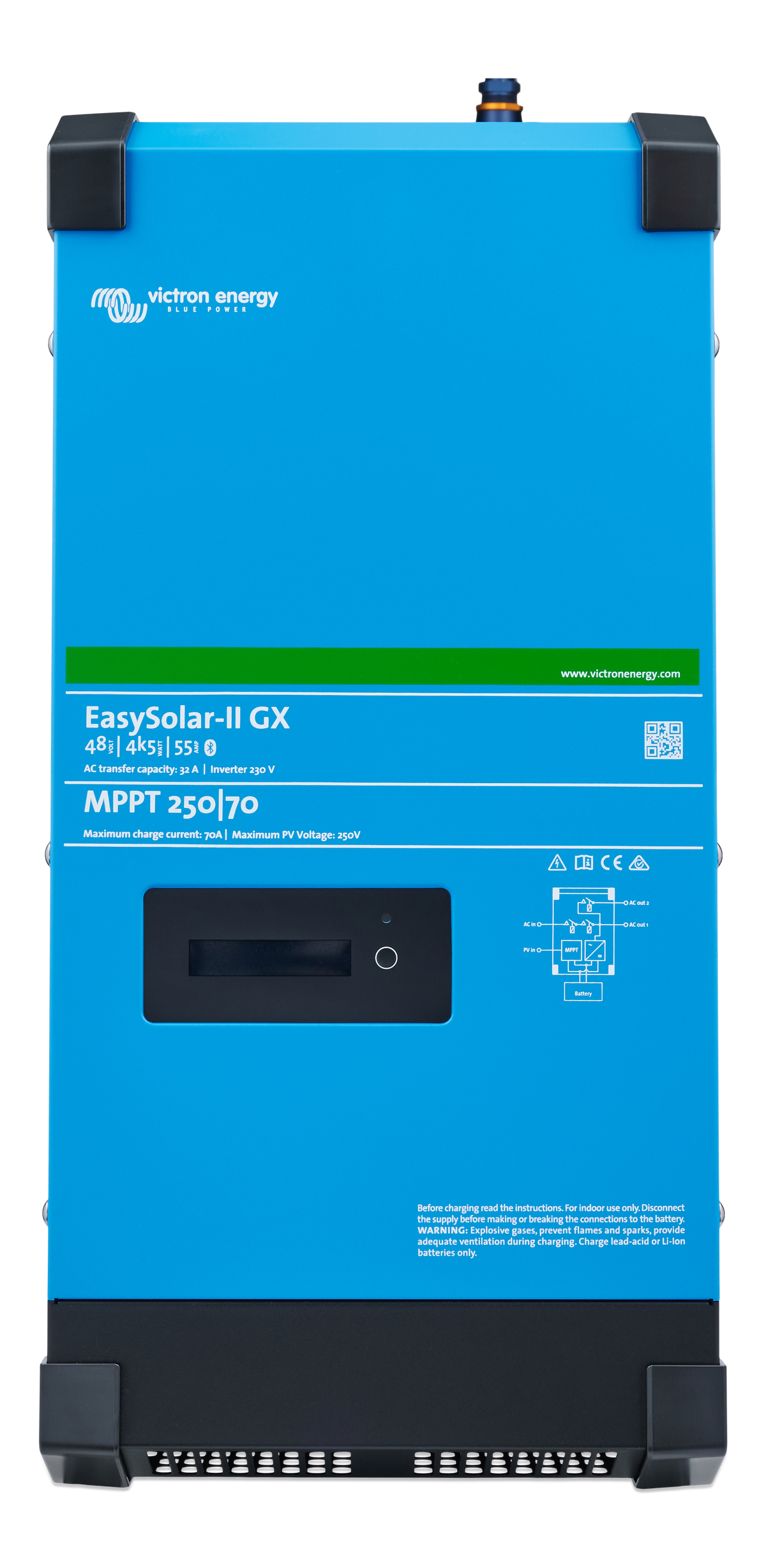 Victron EasySolar-II GX 48/4k5/55-32 MPPT 250/70 GX – identisches Herstellerfoto, Google-konforme Dateigröße