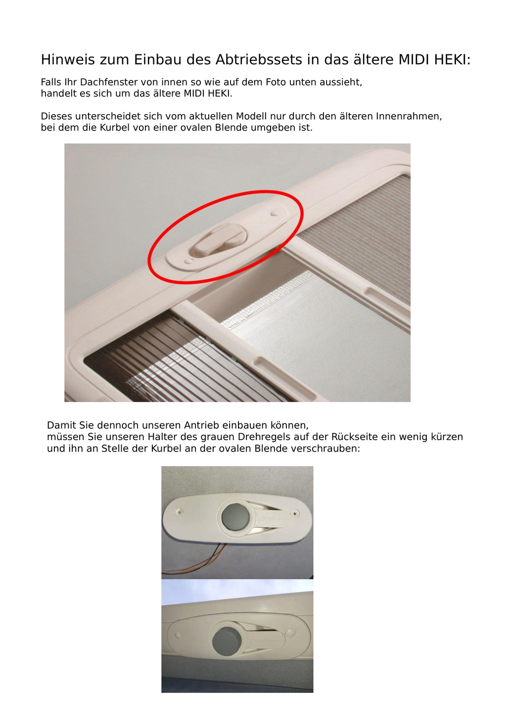 DOMETIC Heki Midi Flexible Rod Kit – Ohne Ausrüstung – BG1708