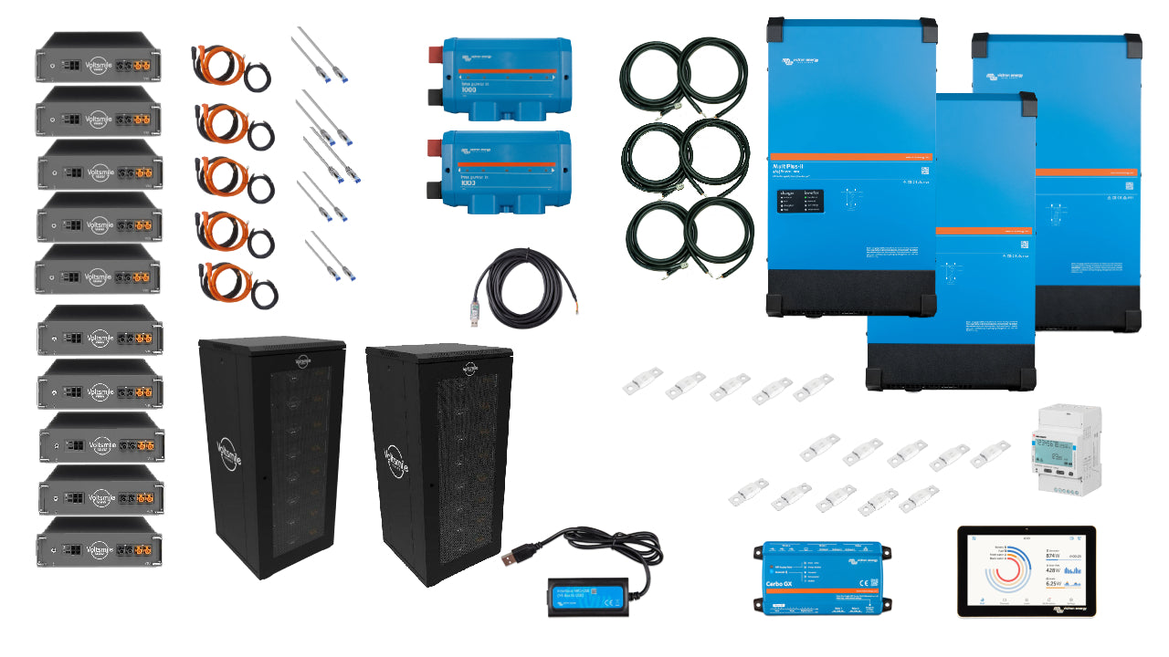 Set EFH 3 fasi 40KW h Batteria Voltsmile 15kva Multiplus II