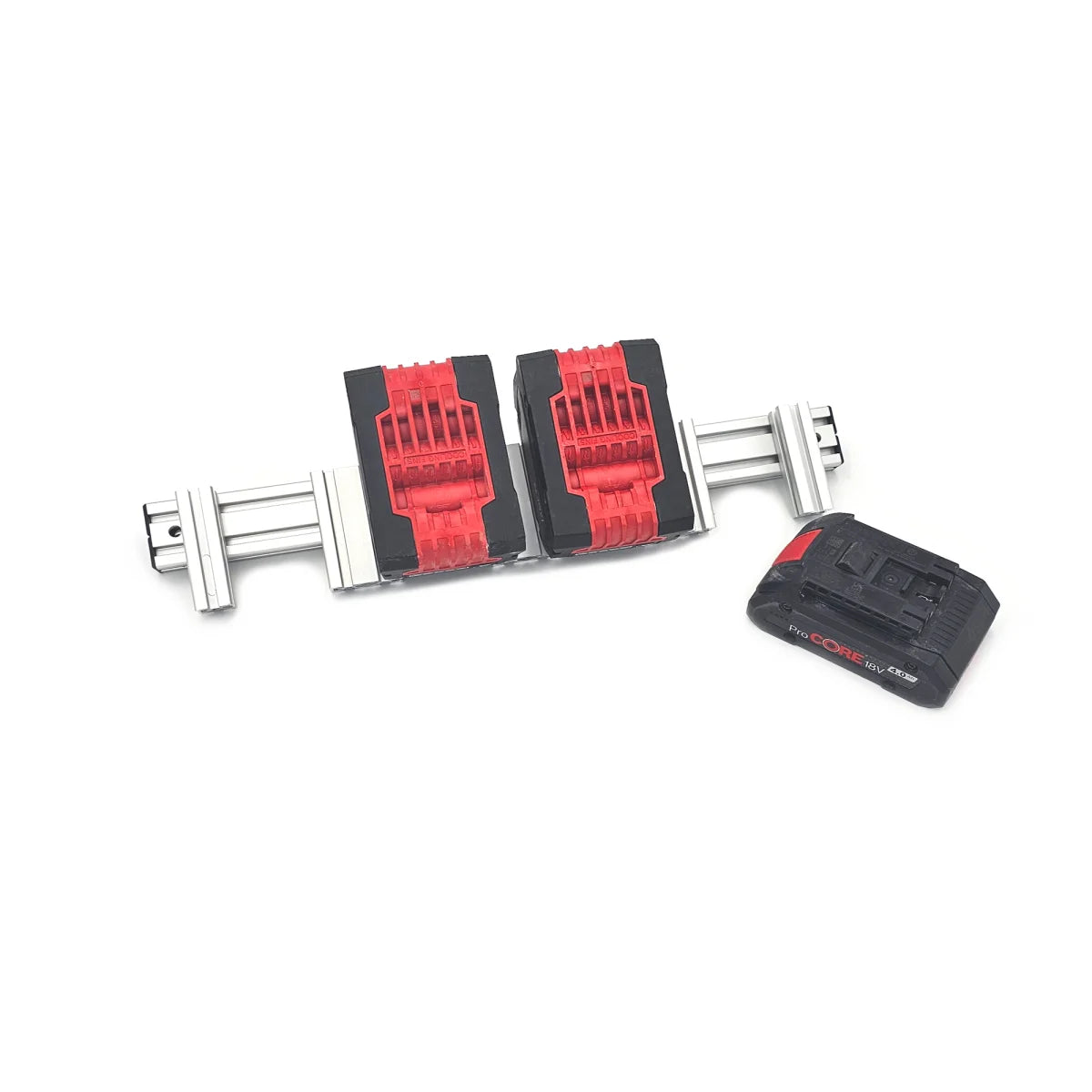 Akkuhalter Bosch 18V blau für FixRack & MoveRack Regal L-BOXX - Sortimo