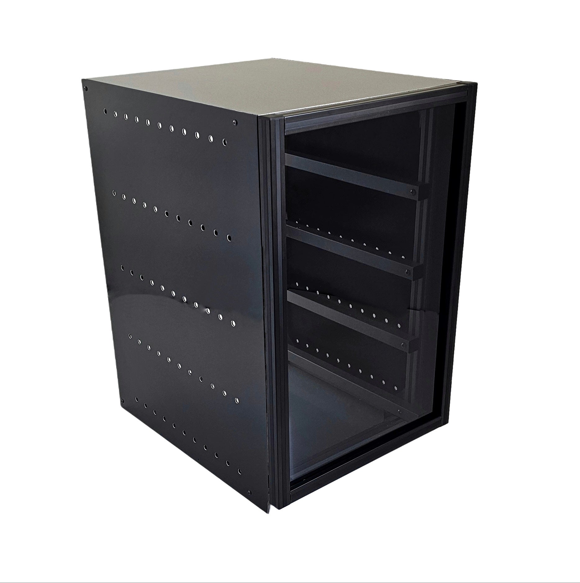 Batteriegehäuse für 4x Pytes E-Box 48100R LiFePo4-Batterien Black Series