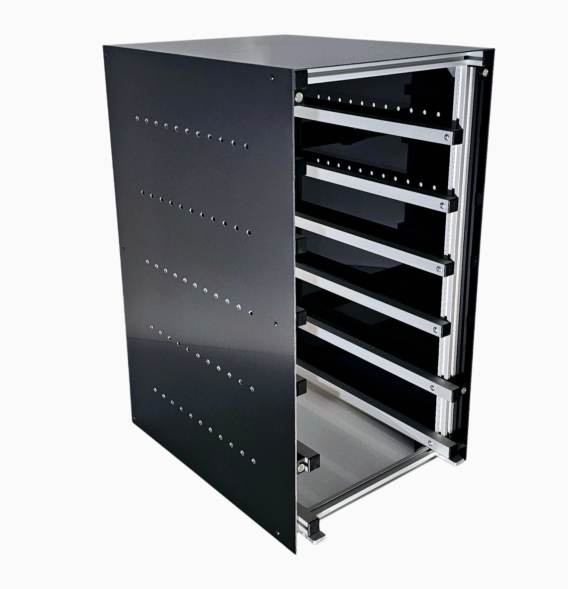 Batteriegehäuse für 6x Pytes E-Box 48100R LiFePo4-Batterien Black Series