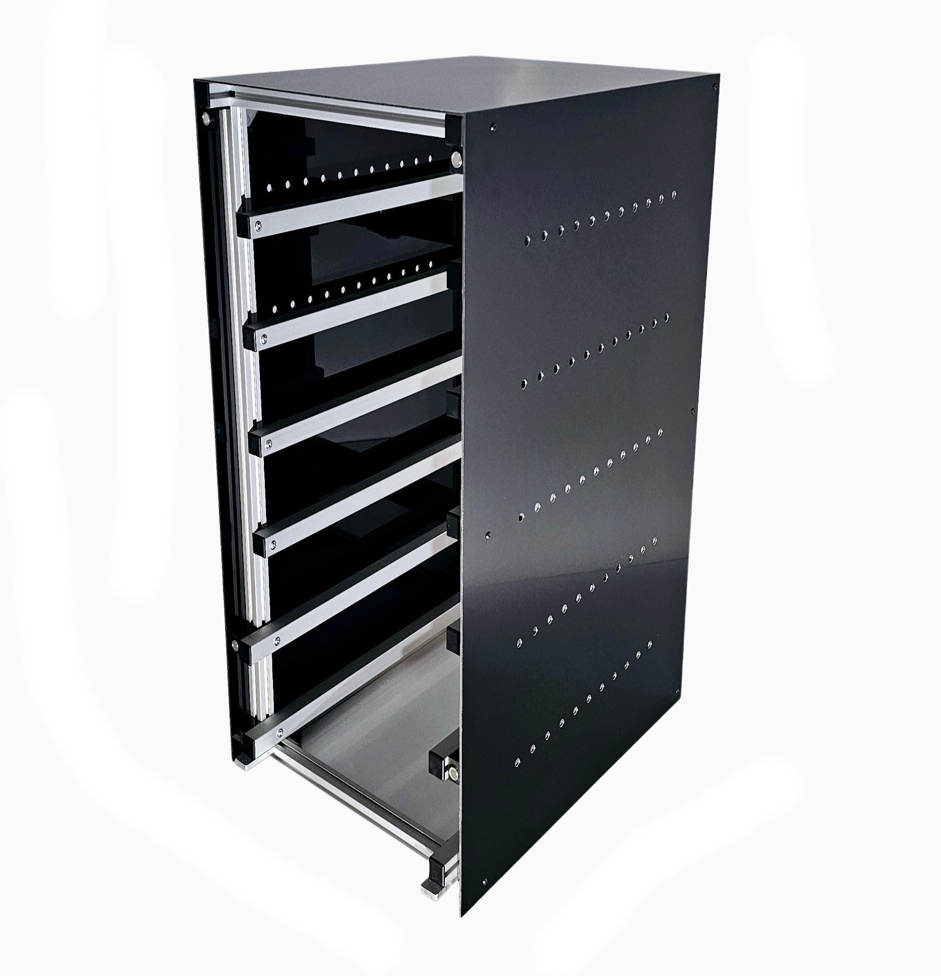Корпус для 8x акумуляторів Pytes E-BOX 48100R LiFePo4 Black Series