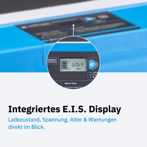 ECTIVE DC 115S AGM Deep Cycle mit LCD-Anzeige 115Ah Versorgungsbatterie