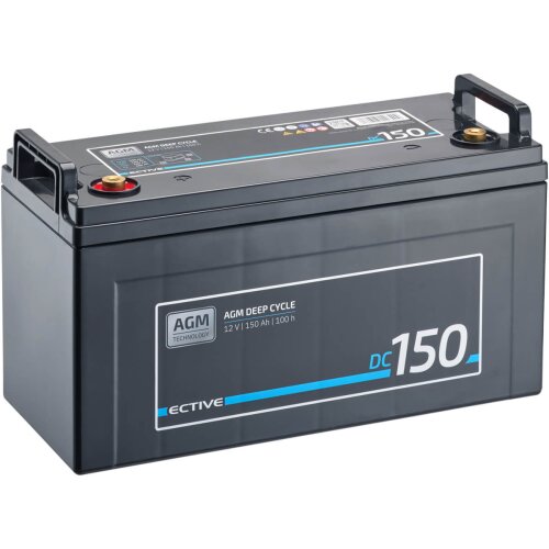ECTIVE DC 150 AGM Deep Cycle 150Ah Versorgungsbatterie