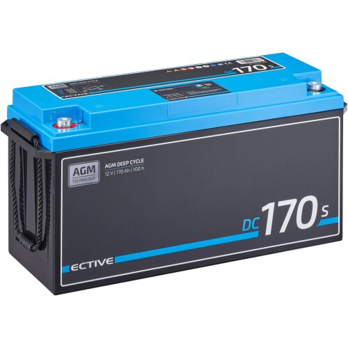 ECTIVE DC 290S AGM Deep Cycle mit LCD-Anzeige 290Ah Versorgungsbatterie