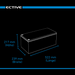 ECTIVE DC 230S AGM Deep Cycle mit LCD-Anzeige 230Ah Versorgungsbatterie