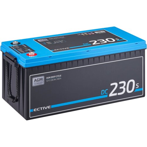 ECTIVE DC 38S AGM Deep Cycle mit LCD-Anzeige 38Ah Versorgungsbatterie