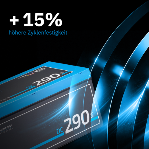 ECTIVE DC 290S AGM Deep Cycle mit LCD-Anzeige 290Ah Versorgungsbatterie