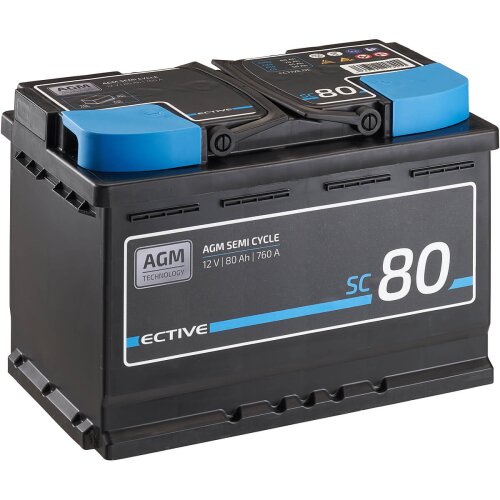 ECTIVE Semi Cycle SC110 AGM Versorgungsbatterie 110Ah