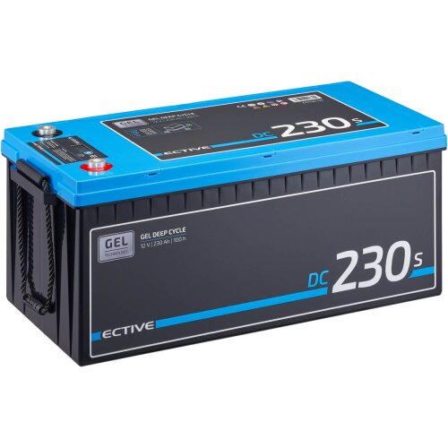 ECTIVE DC 290S GEL Deep Cycle mit LCD-Anzeige 290Ah Versorgungsbatterie