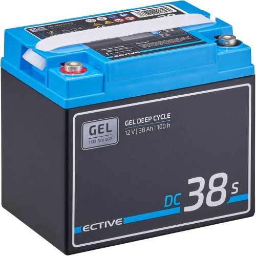ECTIVE DC 230S GEL Deep Cycle mit LCD-Anzeige 230Ah Versorgungsbatterie
