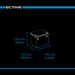 ECTIVE DC 38S GEL Deep Cycle mit LCD-Anzeige 38Ah Versorgungsbatterie