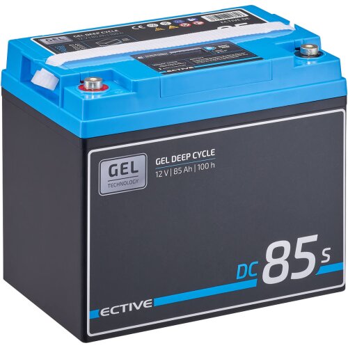 ECTIVE DC 230S GEL Deep Cycle mit LCD-Anzeige 230Ah Versorgungsbatterie