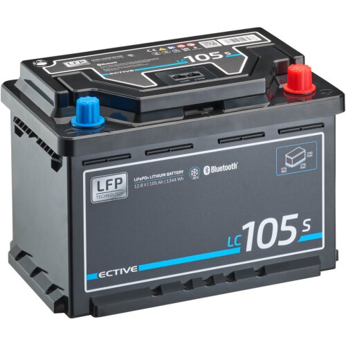 ECTIVE LC 135s LT 12V LiFePO4 Lithium Versorgungsbatterie 135Ah