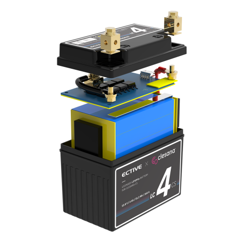 ECTIVE LC 4CS 4 Ah LiFePO4-Batterie für die Clesana C1 Toilette