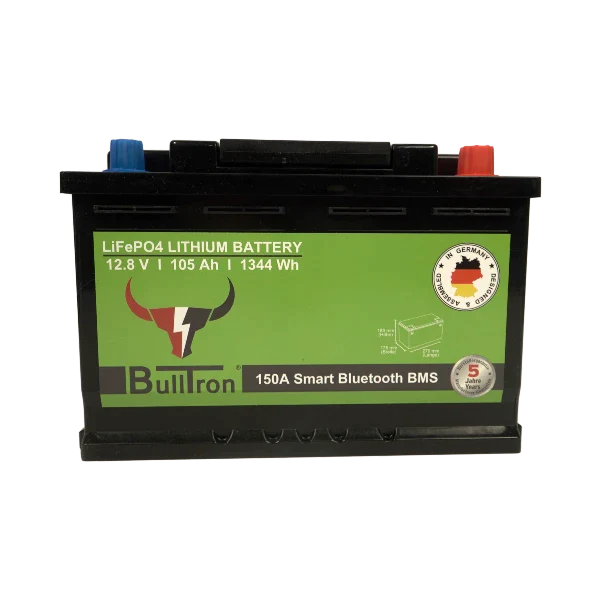 BullTron Polar 105Ah Untersitz mit 150A Dauerstrom inkl. Smart BMS & Bluetooth App - Verkauf-Bochum.de