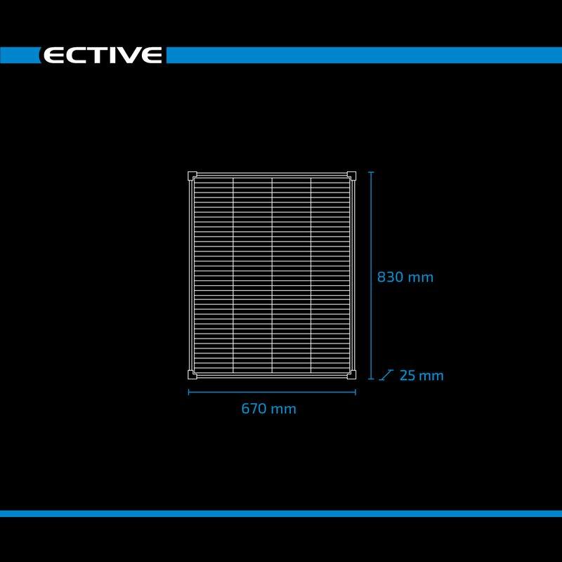 ECTIVE SSP 100 Black Lightweight Schindel Solarmodul Monokristallin 100W - Verkauf-Bochum.de