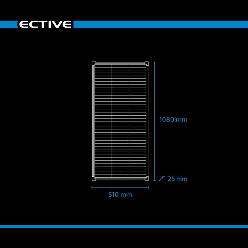 ECTIVE SSP 110 Black Lightweight Schindel Solarmodul Monokristallin 110W - Verkauf-Bochum.de