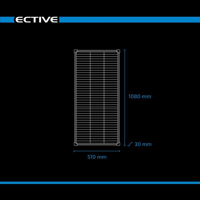 ECTIVE SSP 110L Black (lang) Schindel Monokristallin Solarmodul 110W - Verkauf-Bochum.de