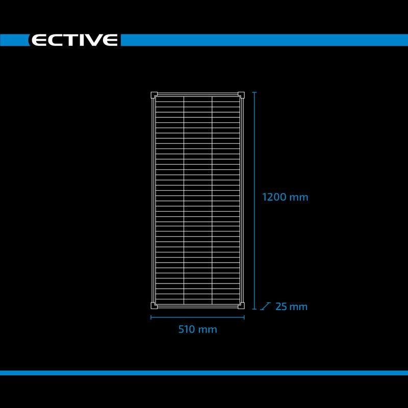 ECTIVE SSP 120 Black Lightweight Schindel Solarmodul Monokristallin 120W - Verkauf-Bochum.de