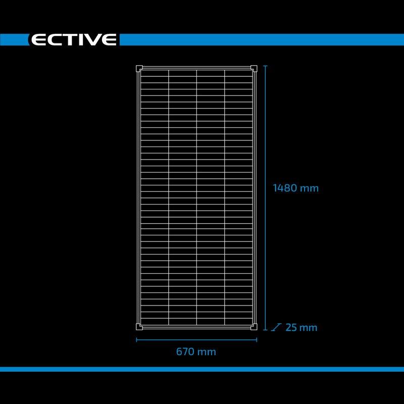 ECTIVE SSP 200 Black Lightweight Schindel Solarmodul Monokristallin 200W - Verkauf-Bochum.de