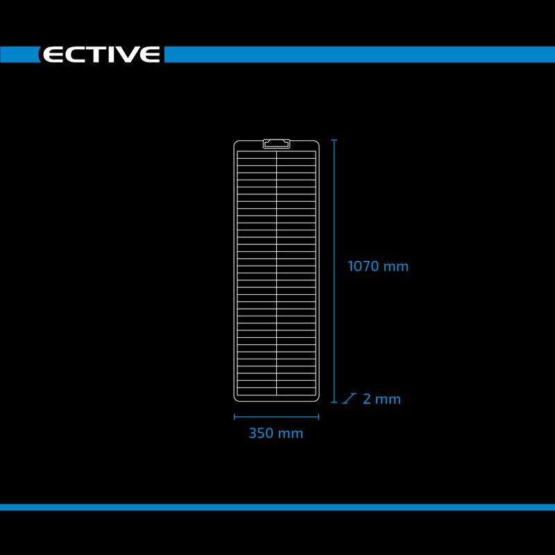 ECTIVE SSP 60 Flex Black flexibles Schindel Solarmodul Monokristallin 60W - Verkauf-Bochum.de