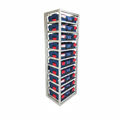 FixRack 10f EXPERT für L-BOXX und Sortimo – Ansicht 1