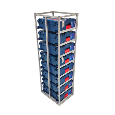 FixRack 8f HOME für L-BOXX und Sortimo – Ansicht 2