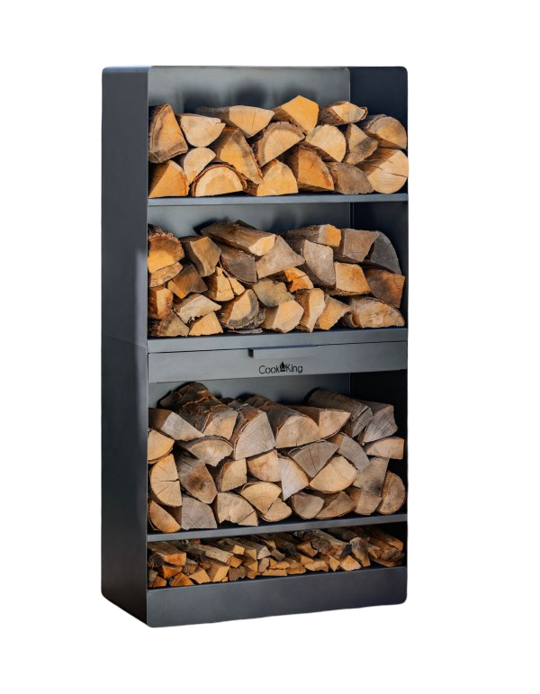 Cookking Kaminholzregal Vento 150 x 80 x 30 cm