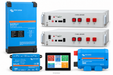 KI-generierte Illustration – Set 1 × MultiPlus-II 48/4K5/55-32 230 V · PYTES R-TE · 10,24 kWh (2 Module). Maßgeblich ist die Stückliste; keine Fotografie des Lieferumfangs.