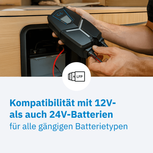 ECTIVE Multiload 16s 16A 12/24V 9-Stufen Batterieladegerät mit Netzteilfunktion
