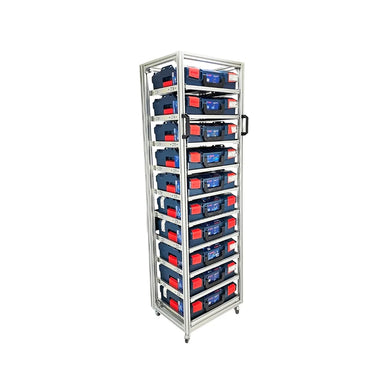 MoveRack 10f EXPERT für L-BOXX und Sortimo – Ansicht 1