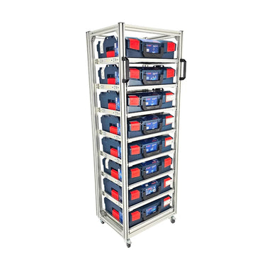 MoveRack 8f EXPERT für L-BOXX und Sortimo – Ansicht 1