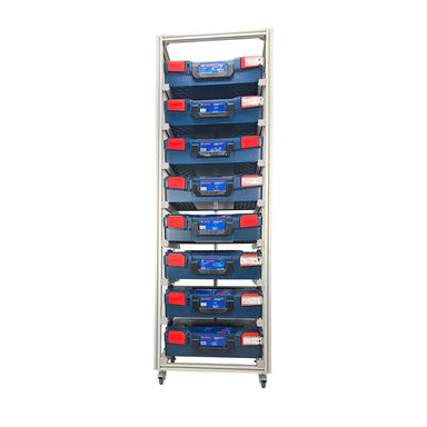 MoveRack 8f PROFI für L-BOXX und Sortimo – Ansicht 2